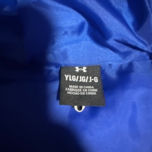 Under Armour Boys Pronto Colorblock Hood Lightweight Puffer Jacket YLarge - Picture 4 of 7